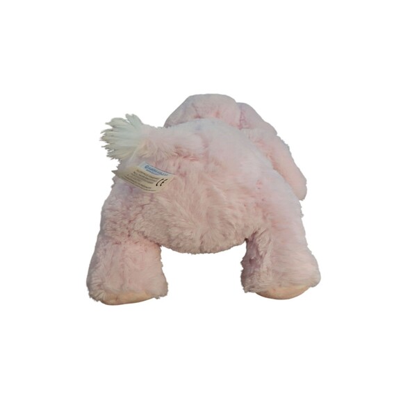 Aurora World Baby Pink Elephant Plush Stuffed Animal White Polka Dots Feet 10" - Picture 6 of 6